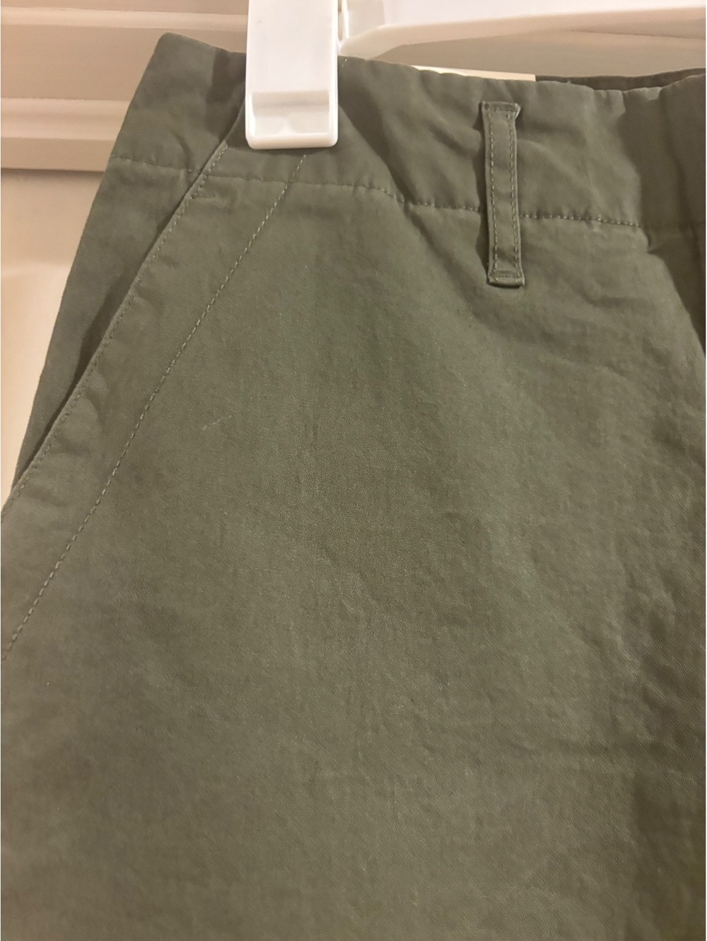 A New Day Olive High Rise Straight Pants Women’s 14R Stretch NWT - Picture 2 of 7